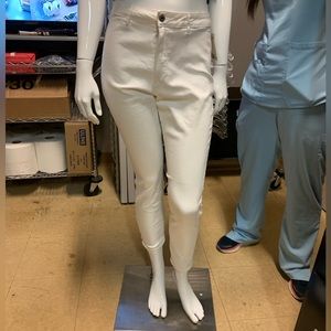 H&M WHITE / CREAM SKINNY JEANS